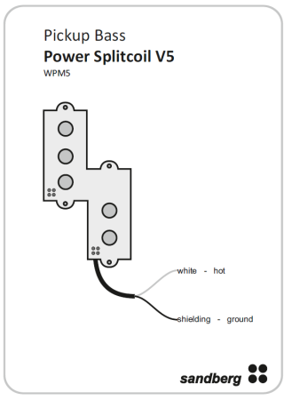 Sandberg Power Splitcoil Pickup V5